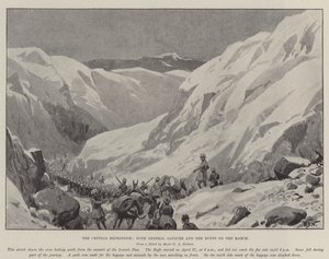La expedición de Chitral, con el general Gatacre y los Buffs en la marcha de William Barnes Wollen